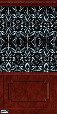 Sims 2 — Angel Death by Purpleto280 — A gothic wall with matching floor.