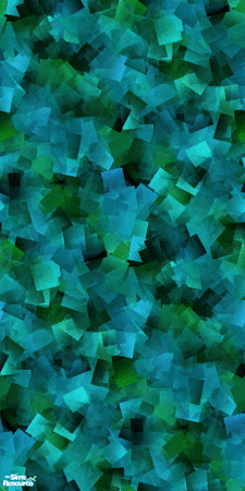 Sims 2 — Blue & Green Striped Confetti Paint by Agent420 — This Blue & Green Striped Confetti wall is nice to