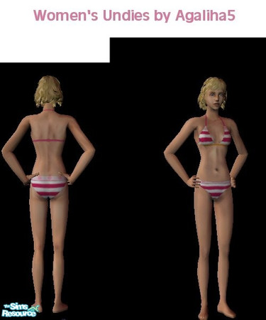 Sims 2 — VS Undies or Swimsuit by agaliha5 — VS Undies
