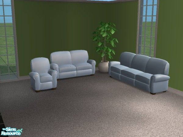 Sims 2 — MFG Club Distress Recolour-Baby Blu by mightyfaithgirl — A baby blu recolor of the Club Distress Sofa, loveseat