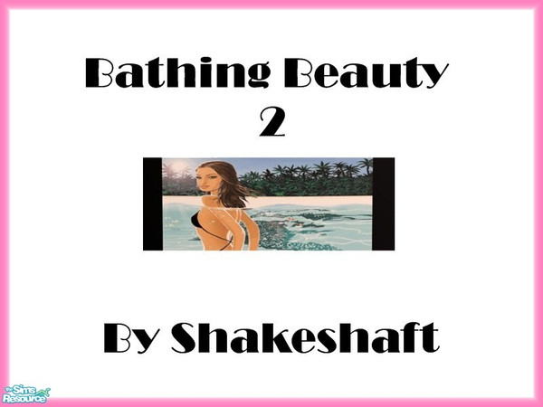 Sims 2 — Bathing Beauty 2 by TSR Archive — Part of a set of 4 Hed Khandi style prints. ** TSRAA ** ** Latest CEP 3.3