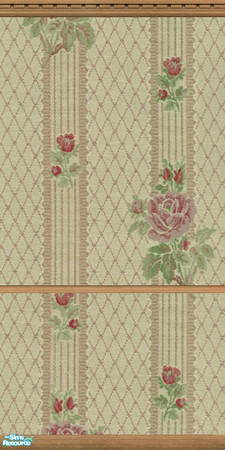 Sims 2 — STw9 by iZazu — Serenity Two Set is carpet flooring and wallpapered walls for your sim homes. Enjoy! by iZazu...