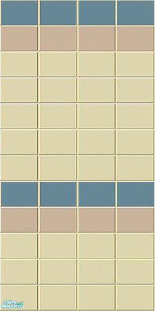 Sims 2 — SSw12 by iZazu — Spa/Gym Floors & Walls Set consists of walls and floors for your spa/bath/rec