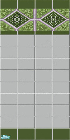 Sims 2 — SSw9 by iZazu — Spa/Gym Floors & Walls Set consists of walls and floors for your spa/bath/rec