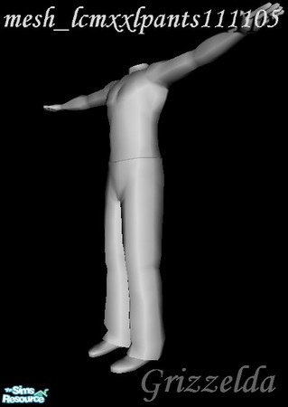 Sims 2 — mesh_lcmxxlpants111105 by Grizzelda — mesh_lcmxxlpants111105 is the mesh that you will use to get the sweater