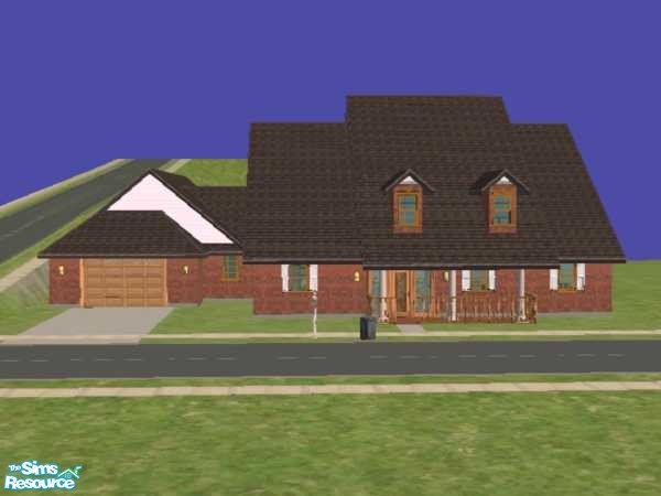 Sims 2 — Modern Charmer by devoted2rusty — This home has all the modern charm your Sim needs. 1 car attached garage with