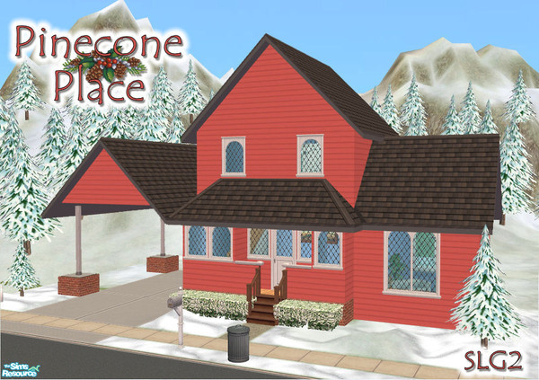 Sims 2 — Pinecone Place by SimsLvrGrl — A TRUE STARTER, fully furnished, under 20,000 Simoleans! This quaint little
