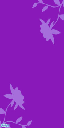 Sims 2 — Purple Flower by susycd — A cute wallpaper with a purple shape flower,there is a set with other 3 colors....hope
