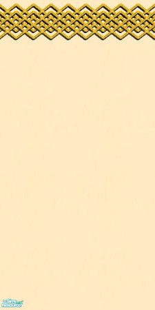 Sims 2 — Trellis Border - Trellisorange by Little Zip — Textured wall with Trelllis borders in orange. Little Zip