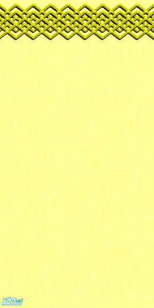 Sims 2 — Trellis Border - Trellisyellow by Little Zip — Textured wall with Trelllis borders in yellow. Little Zip