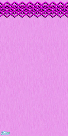 Sims 2 — Trellis Border - Trellispink by Little Zip — Textured wall with Trelllis borders in pink. Little Zip Creations