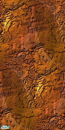 Sims 2 — Orange Concrete by Agent420 — Orange concrete. Looks old and worn. Totally Seamless. $15 per section. - Agent