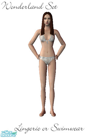 Sims 2 — Winter Wonderland - Swim ivory by de_Anne — Part of the Winter Wonderland set.