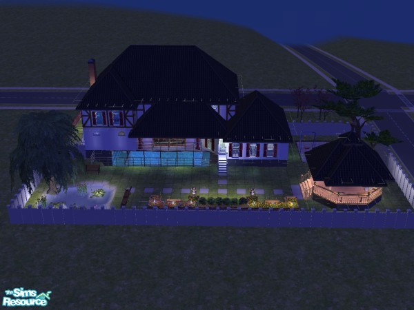Sims 2 — Pycroft House by oldmember_trevor6342 — A fully furnished 4bd 4br country house for the wealthier sim which