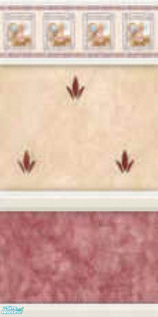 Sims 2 — red and tan suede by oldmember_topmodele — made by topmodele @ tsr