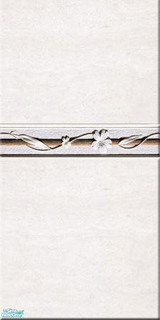 Sims 2 — SH-Bath 026c by judyhugsnoopy — A new set wall tile with flower border for your bathroom. Enjoy :D **TSRAA**