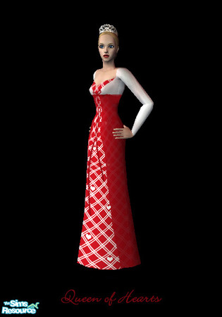 Sims 2 — Queen of Hearts by de_Anne — Tonner's Queen of Hearts doll. 