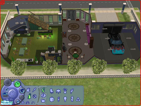 Sims 2 — Z.A.V's Small Ranch by Sheera — The 1st floor contains kitchen,TV-room,2 WCs.On the 2nd floor there are 2