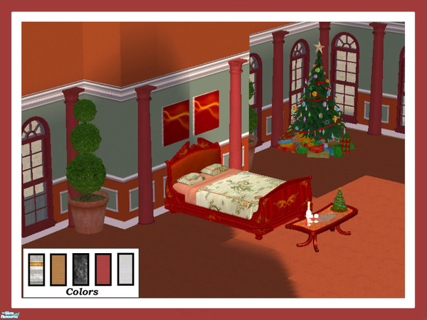 Sims 2 — Wall Column-Colonial by Dgandy — False columns fit against the wall. Five Styles to choose from with five colors