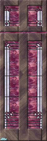 Sims 2 — Tribute Bedroom Center Wall by SpringwolfDecor — In Tribute to Traci - Who has taught me so much about