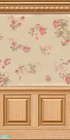 Sims 2 — Maxis Matching: Floral w/ Paneling by wimpy1968 — Tired of your favorite maxis objects not having any matching