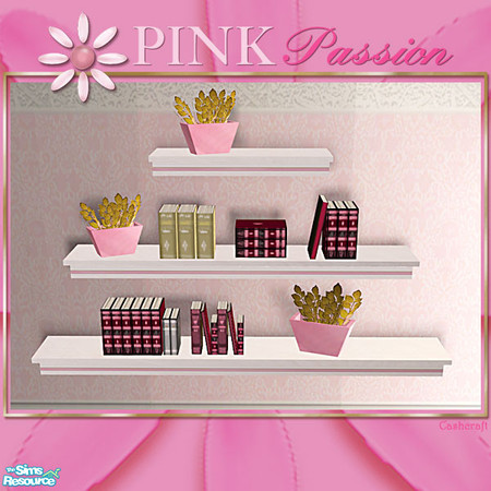 Sims 2 — Pink Passion Wall Unit by Cashcraft — If you are passionate about pink...this is the bedroom set for you! The