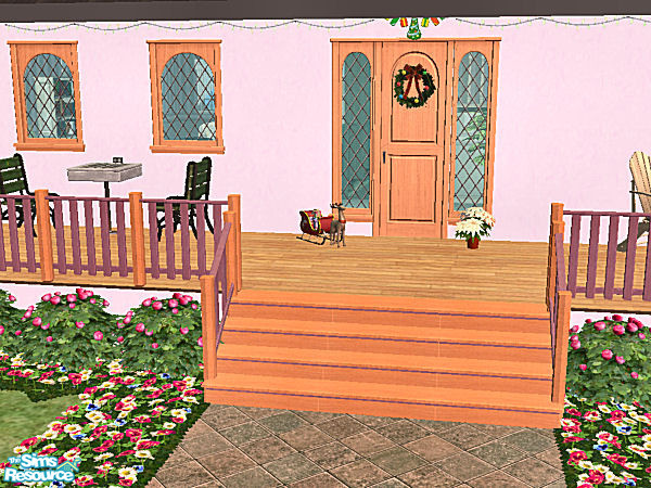 Sims 2 — Country Stairs in jequitiba - purplehear by chrissy6930 — Recolor of my country stairs mesh in jequitiba and