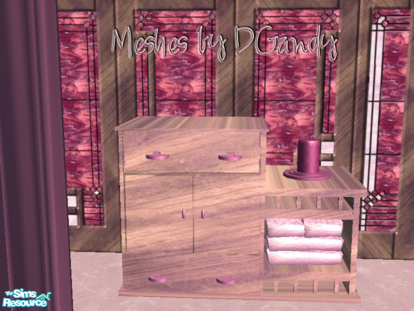 Sims 2 — Tribute Bedroom Dresser by SpringwolfDecor — In Tribute to Traci - Who has taught me so much about recoloring!