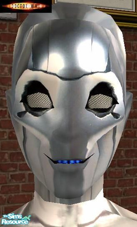 Sims 2 — Cyberman Makeup by Hordriss — Based on the new Cyberman design, but with grilled eyes in the style of the