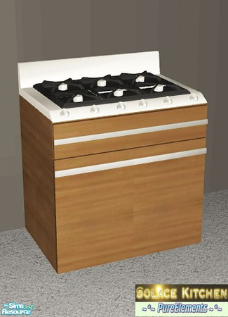 Sims 2 — Solace Kitchen - Cooktop by SaeraMaples — Contemporary kitchen set for those modernish Sims.