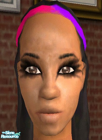 Sims 2 — Goth Drama Eyeshodow by andi and grim — this is my dramitc black eyeshadow that it think is slightly gothic and