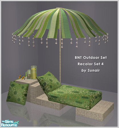 Sims 2 — BNT Outdoor Set - Recolor set 4 by Sunair — BNT Outdoor Set - Recolor set 4 (nature)