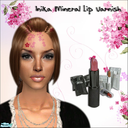Sims 2 — Inika Mineral Lip Varnish by monkey6758 — 
