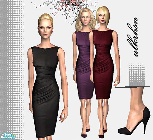Sims 2 — Ulker Set7 by ulker — 3 new formals for adult female sims. 