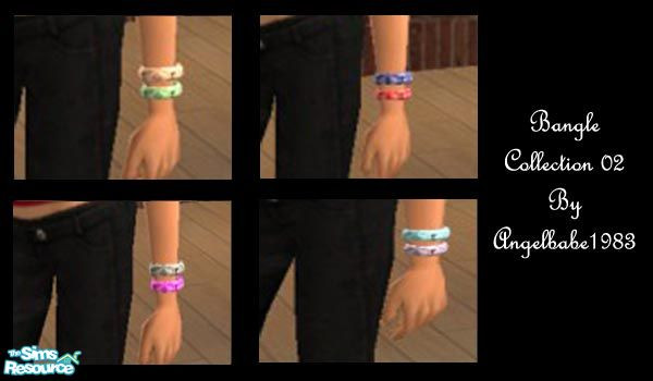 Sims 2 — Bangle Collection 02 by Angelbabe1983 — Another set of Bangles based on Lianaa's wonderful mesh. I know they