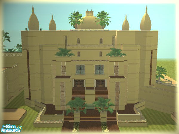 Sims 2 — Emirates Palace by TSR Archive — The notorious palace of Abu Dhabi which is a five star ultramodern hotel with