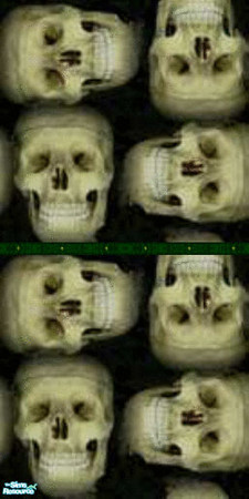 Sims 2 — EponaHalloweenDecoratingSet - Ehw3w by EponaValkyrie — Part of my Halloween set. A full skull design, featuring