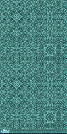 Sims 2 — Engraved Tealz 3 by iwubu — Engraved into the finest woods are unique patterns - stained in bright, beautiful