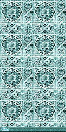 Sims 2 — Engraved Tealz 2 by iwubu — Engraved into the finest woods are unique patterns - stained in bright, beautiful