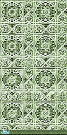 Sims 2 — Engraved Mosses 2 by iwubu — Engraved into the finest woods are unique patterns - stained in bright, beautiful