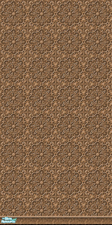 Sims 2 — Engraved Earthen 3 by iwubu — Engraved into the finest woods are unique patterns - stained in bright, beautiful