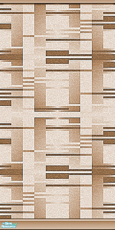 Sims 2 — Me So Funky Earthen 7 by iwubu — Patterns in cloth wallpaper of the not-so-normal and slightly odd, but still