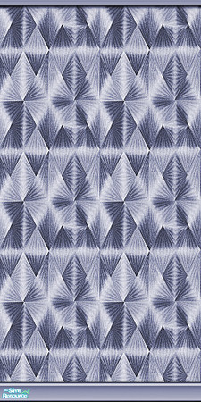 Sims 2 — Me So Funky Denim 5 by iwubu — Patterns in cloth wallpaper of the not-so-normal and slightly odd, but still very