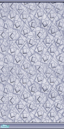 Sims 2 — Me So Funky Denim 3 by iwubu — Patterns in cloth wallpaper of the not-so-normal and slightly odd, but still very