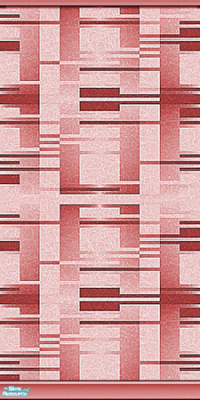 Sims 2 — Me So Funky Chicken Ranch 7 by iwubu — Patterns in cloth wallpaper of the not-so-normal and slightly odd, but