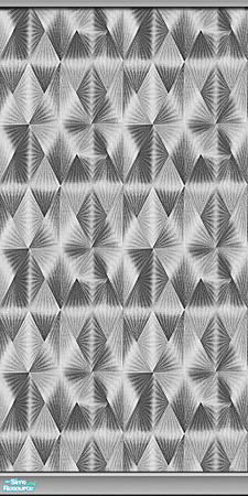 Sims 2 — Me So Funky Charcoal 5 by iwubu — Patterns in cloth wallpaper of the not-so-normal and slightly odd, but still