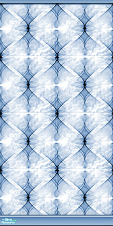 Sims 2 — Me So Funky Azure 1 by iwubu — Patterns in cloth wallpaper of the not-so-normal and slightly odd, but still very