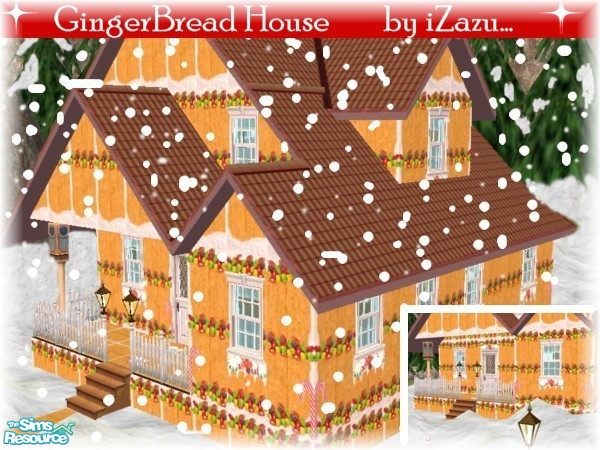Sims 2 — Ginger Bread House **UpDated** by iZazu — <strong>Un & NL Required</strong> Totally edible! But don't eat