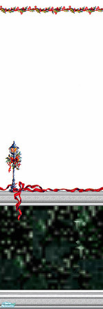 Sims 2 — Mistletoe Christmas 1 by Lorah — Celebrate Christmas with garland and ribbon. This set can be included with lots