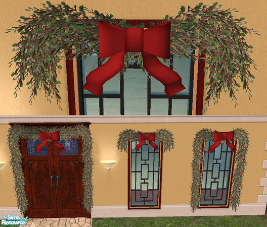 Sims 2 — Holly Garland by Simaddict99 — holly recolor this file will recolor both garlands and the swag file. mesh